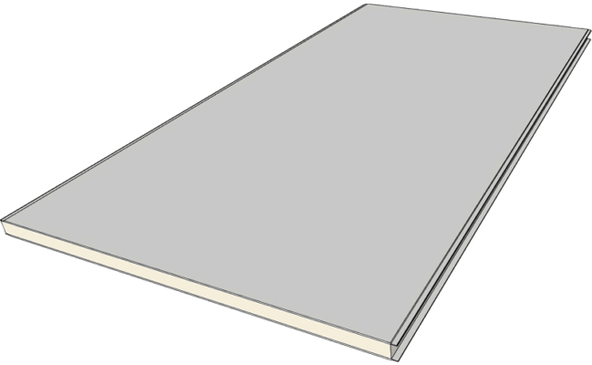 sandwich panel flat