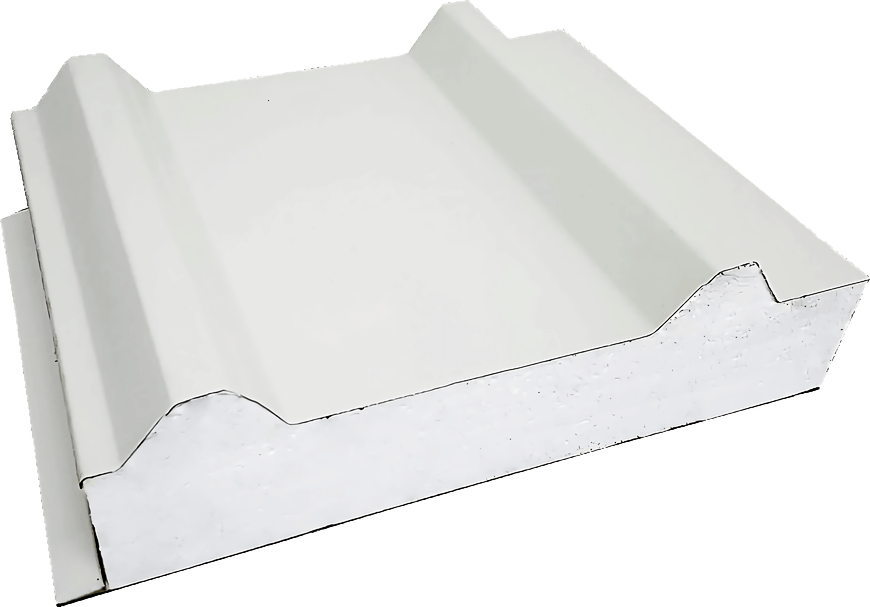 metalsheet roof milky white