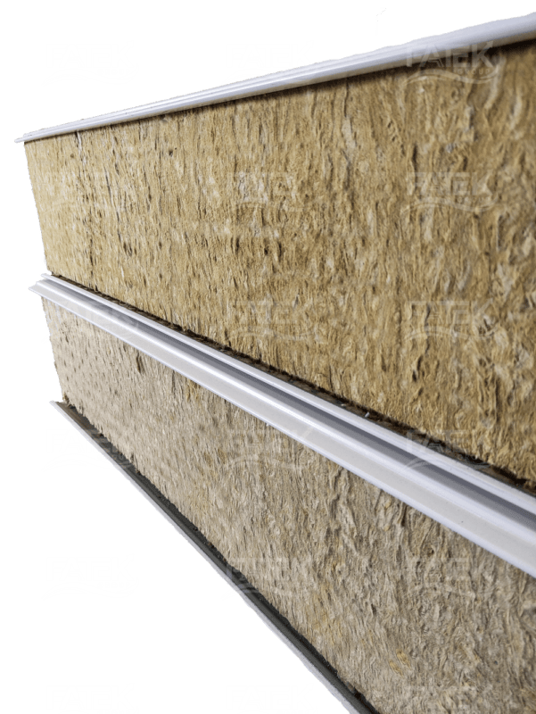 Rockwool Insulated Panel แผ่นฉนวนกันความร้อนใยหิน