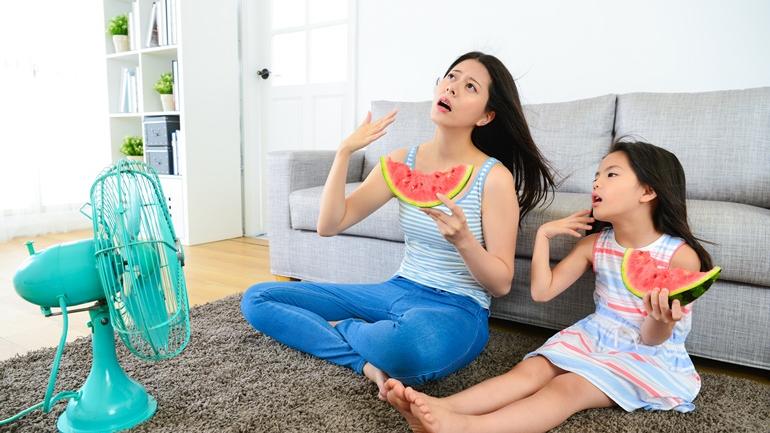 House with high temperature